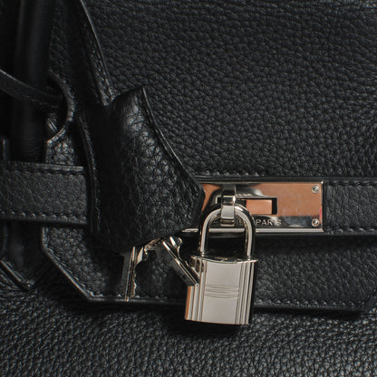 Hermes Taurillon Clemence Birkin 40 Black 9 of 9