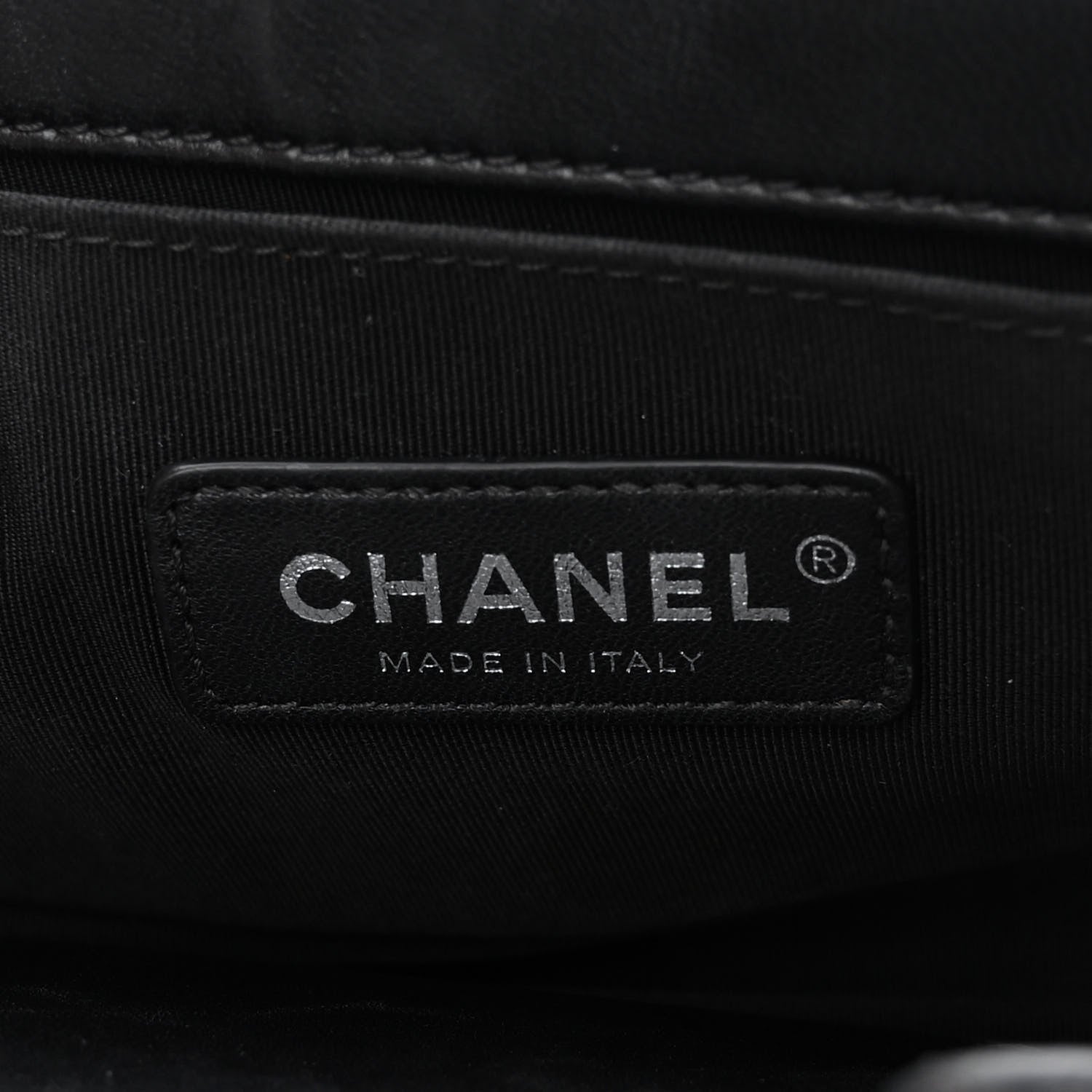 Chanel Lambskin LED Iridescent Metal Medium Boy Flap Black Multicolor 6 of 13