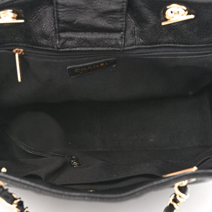 Chanel Caviar Quilted Large Shopping Tote Black 5 of 10