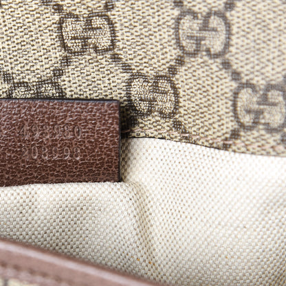 Gucci GG Supreme Monogram Neo Vintage Web Belt Bag Brown 7 of 11