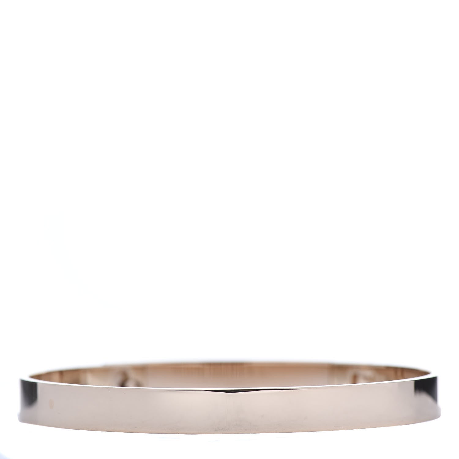 Hermes 18K Rose Gold Diamond PM Collier De Chien Pave Bracelet SH 3 of 7