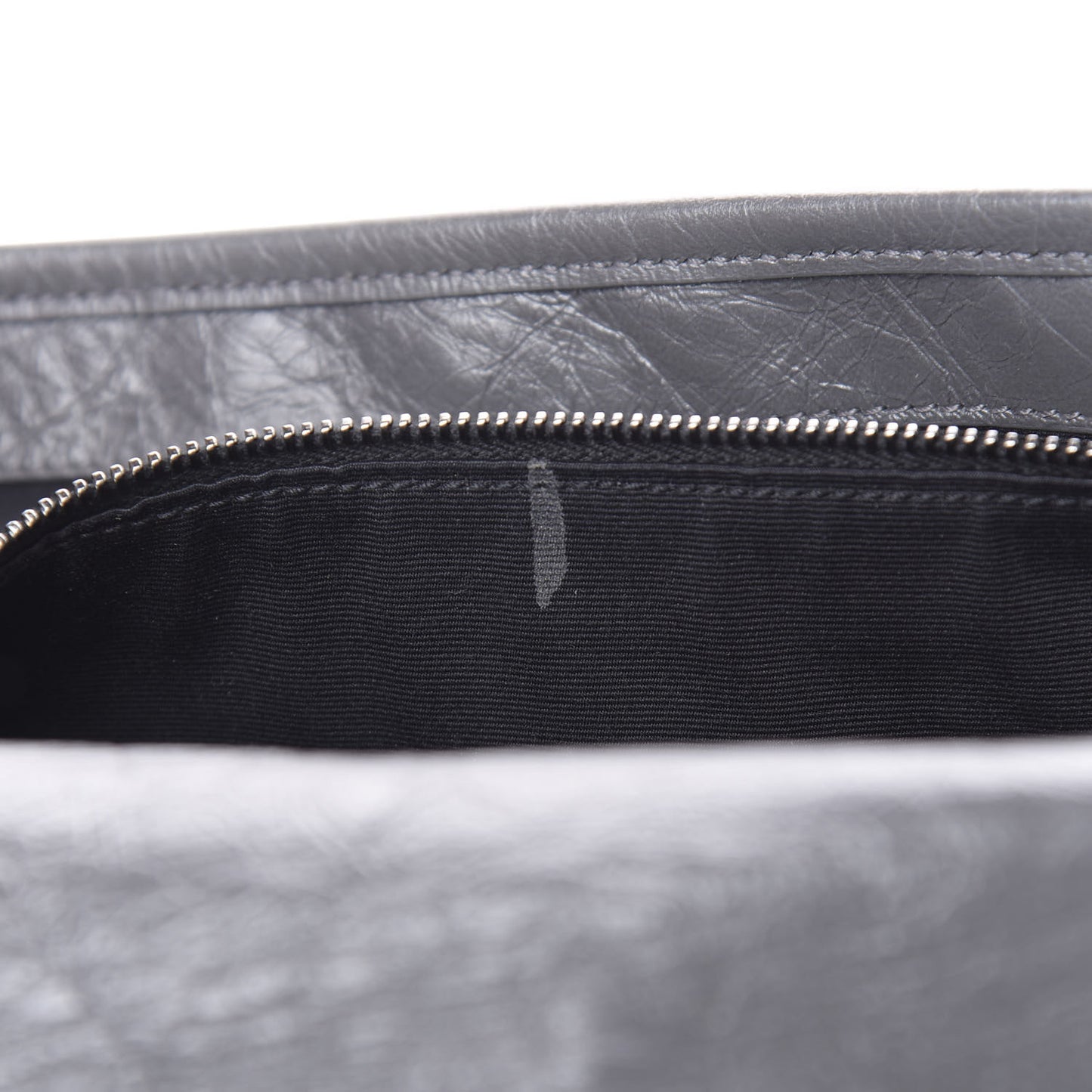 Crinkled Calfskin Matelasse Monogram Medium Niki Chain Satchel Storm