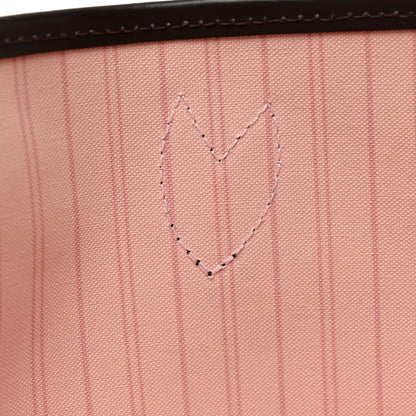 Louis Vuitton Damier Ebene Neo Neverfull MM Rose Ballerine 8 of 10