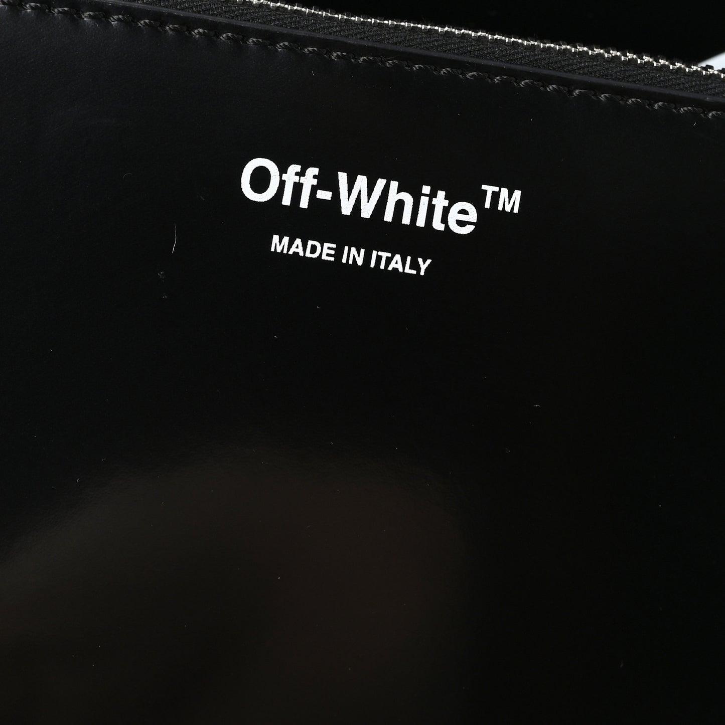 Calfskin Sculpture Day Off Tote Bag Black White