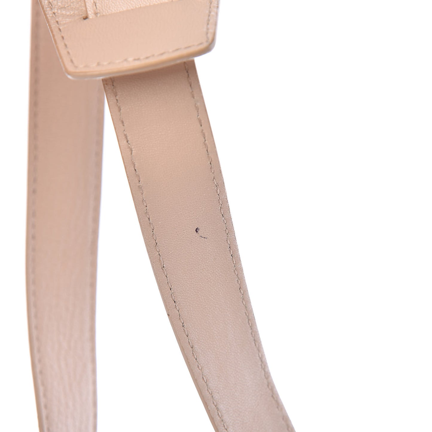 Chevre Classic Hardware Metallic Edge S City Beige Tapioca