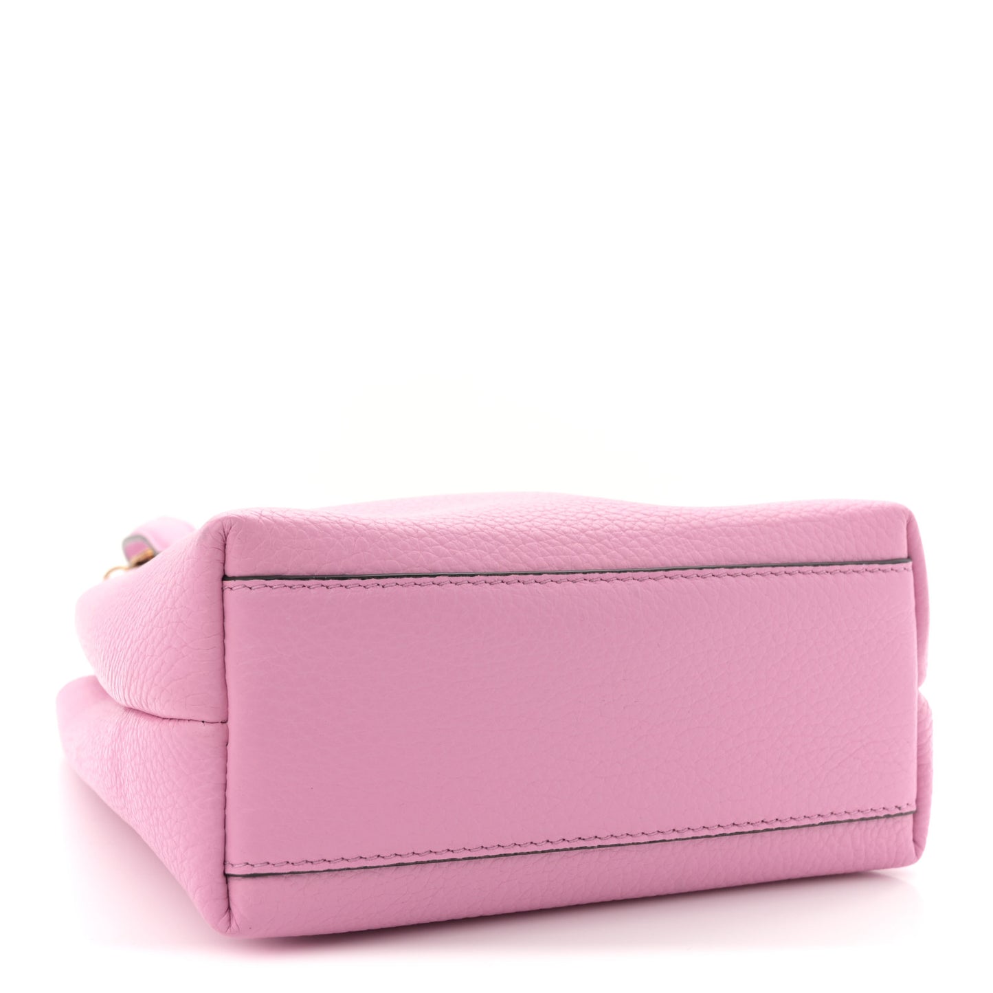 Tumbled Calfskin Gancini Mini Bag Pink