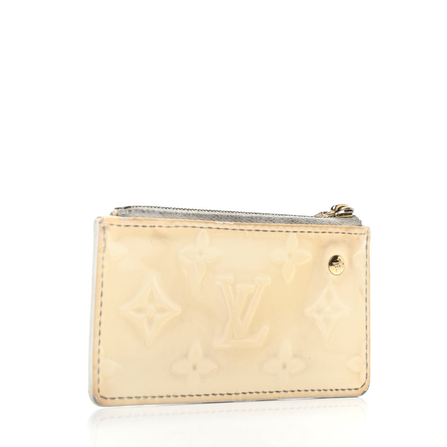 Louis Vuitton Vernis Key Pouch Perle 3 of 6