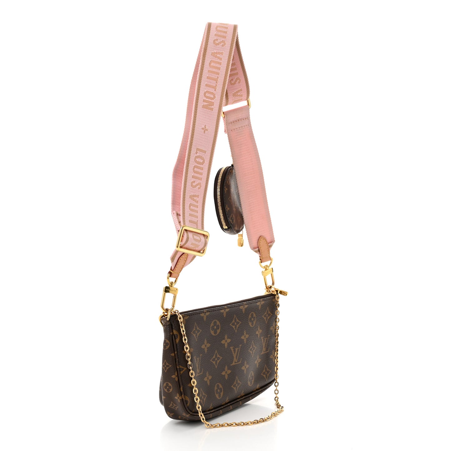 Monogram Multi Pochette Accessories Rose Clair