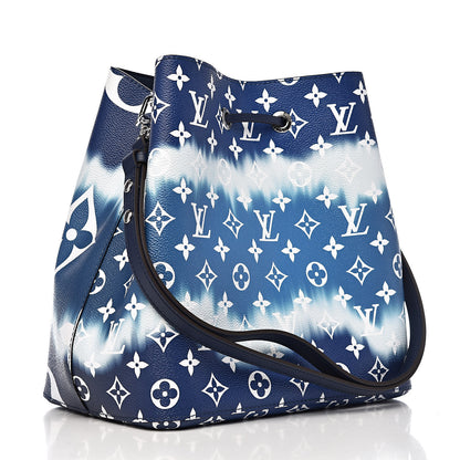 Louis Vuitton Monogram Escale Neonoe MM Blue 3 of 11