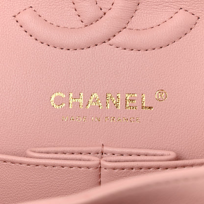 Chanel Lambskin Quilted Small Double Flap Light Pink 6 of 11