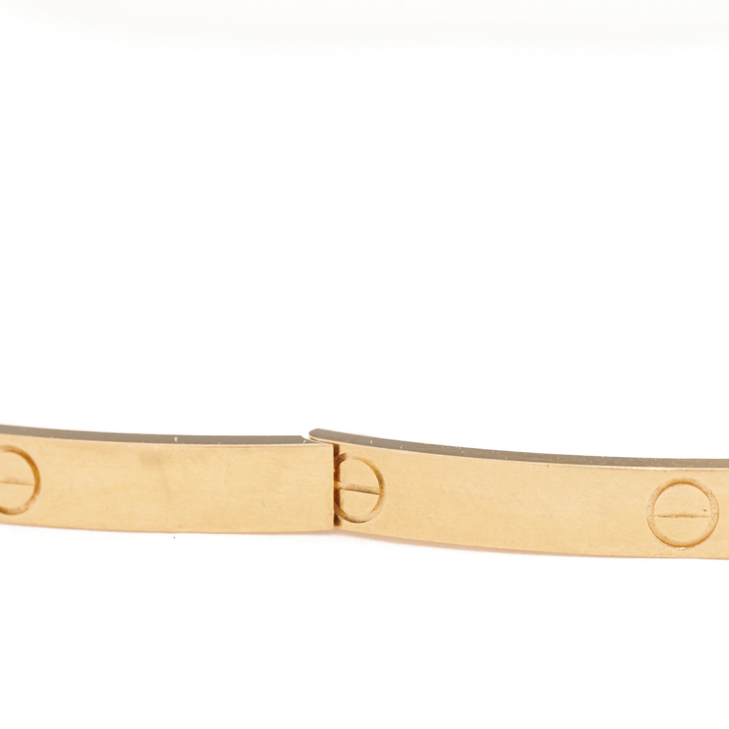 18K Yellow Gold Small LOVE Bracelet 17