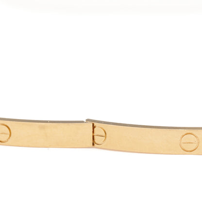 Cartier 18K Yellow Gold Small LOVE Bracelet 17 8 of 11