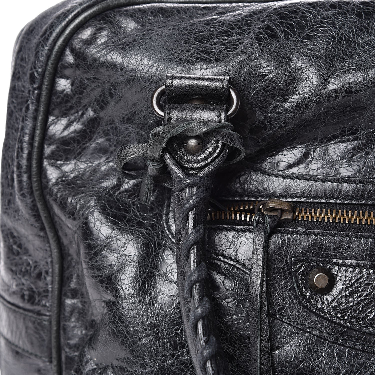 Balenciaga Agneau Classic Hardware Shoulder Bag Black 15 of 16