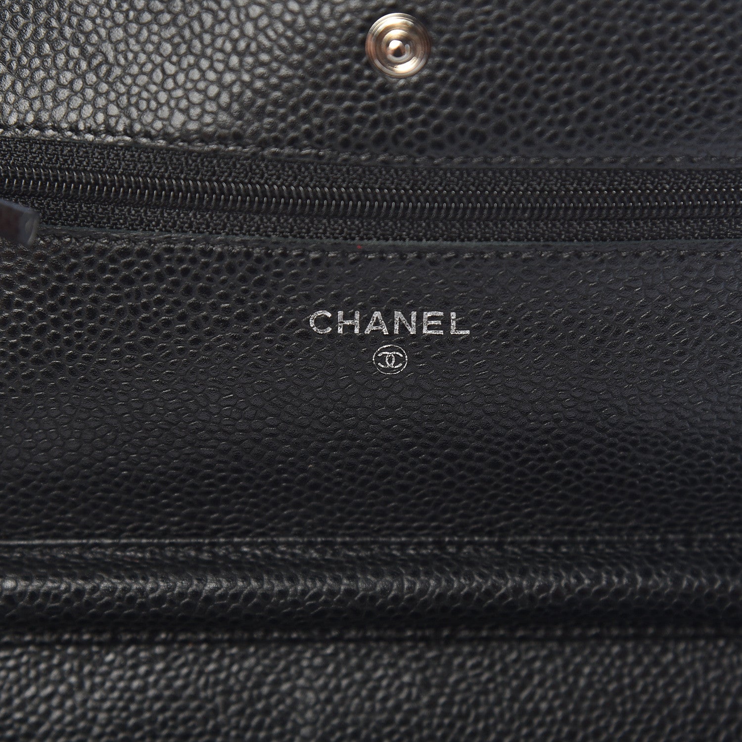 Chanel Caviar Quilted Wallet On Chain WOC Black 6 of 10
