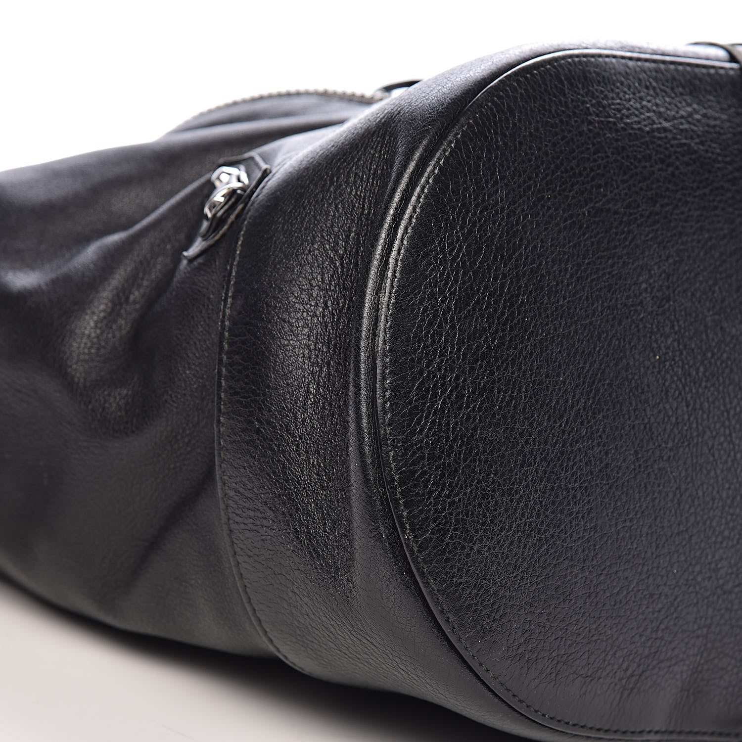 Balenciaga Veau Papier Classic Hardware Drop Bucket Bag Black 9 of 11