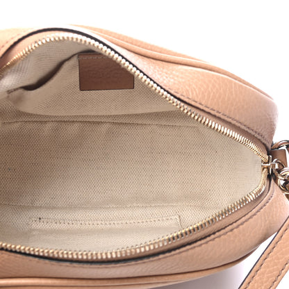 Gucci Pebbled Calfskin Small Soho Disco Bag Camelia 4 of 4