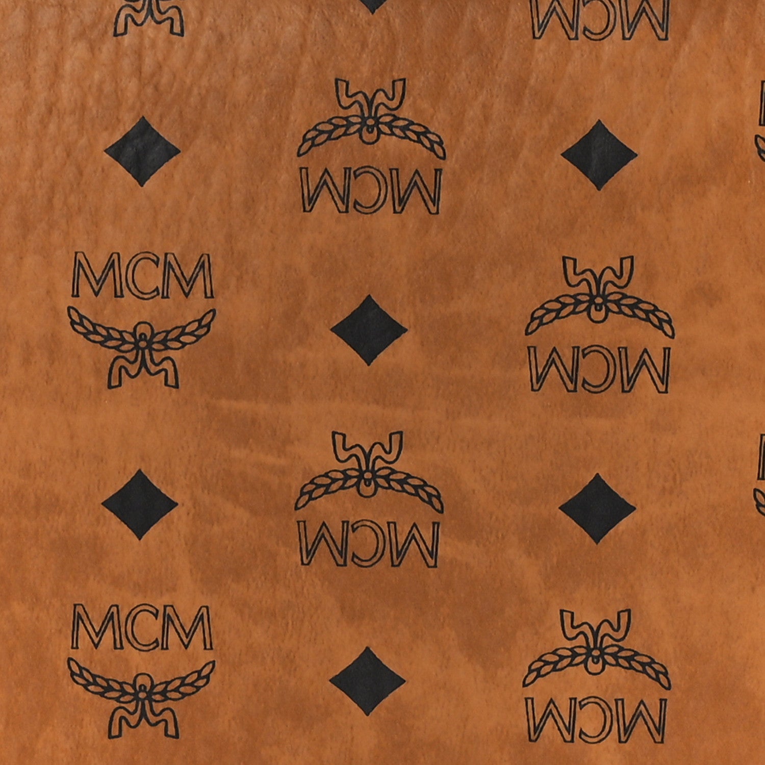 MCM Heritage Visetos Zip Around iPad Case Cognac 9 of 12