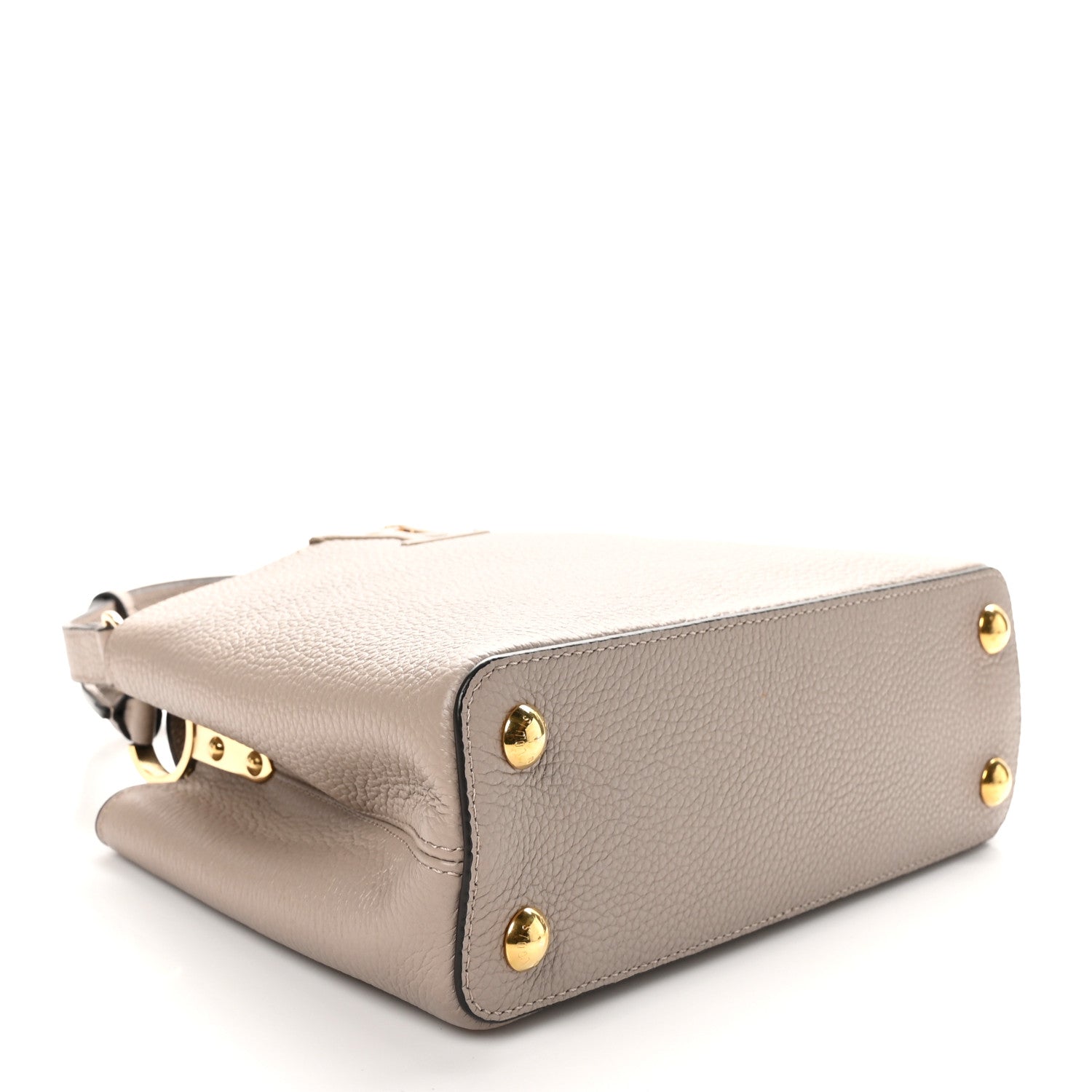 Louis Vuitton Taurillon Capucines BB Galet 4 of 9