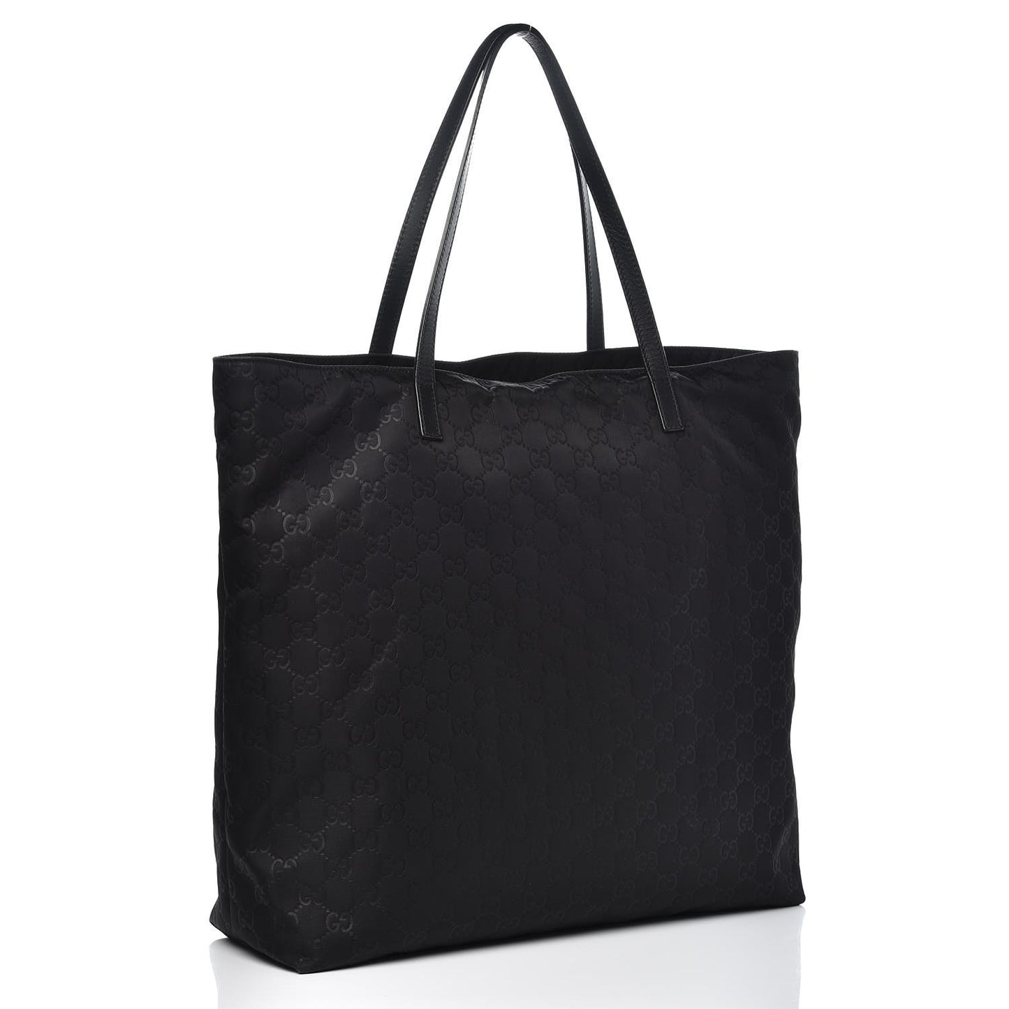 Nylon Monogram Large Tote Black