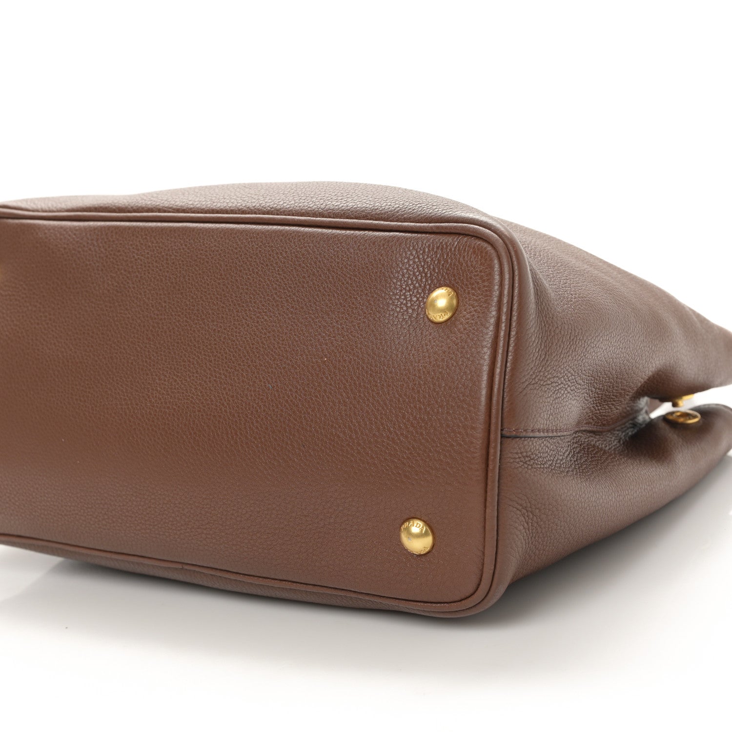 Prada Vitello Daino Tote Brown 9 of 9