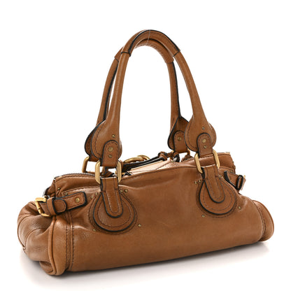 Chloe Calfskin Medium Paddington Satchel Tan 3 of 12