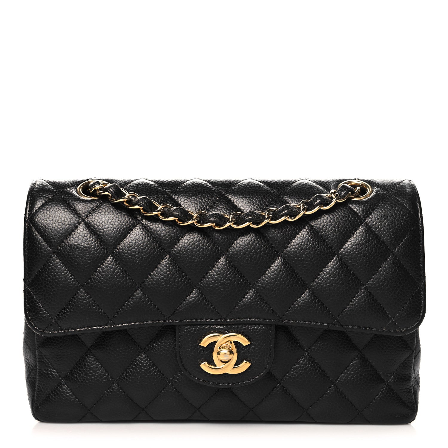 Chanel Caviar Quilted Small Double Flap Black 1 of 11