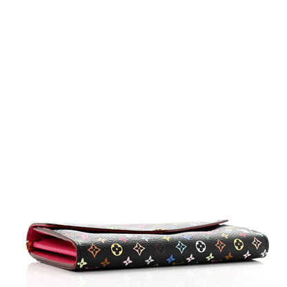 Louis Vuitton Monogram Multicolor Sarah Wallet NM Black Grenade 4 of 11