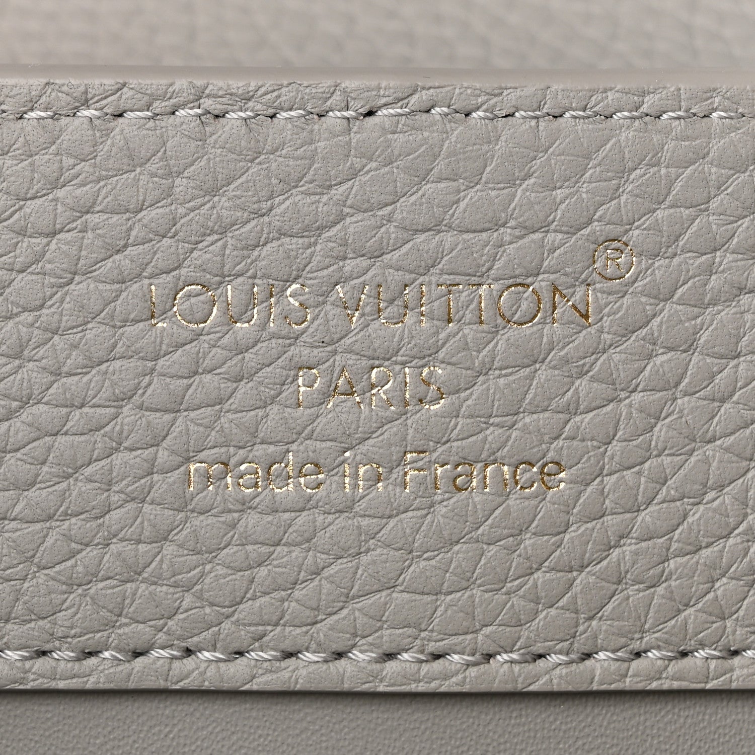 Louis Vuitton Taurillon Capucines BB Flint Grey 6 of 9