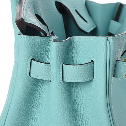 Hermes Togo Birkin 30 Bleu Atoll 25 of 33