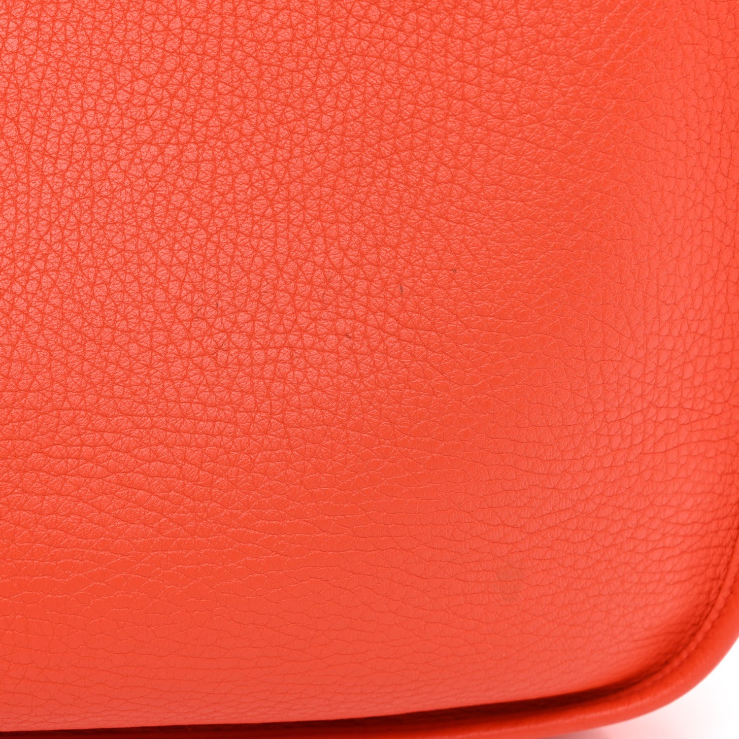 Hermes Taurillon Clemence Amazone Evelyne III PM Orange Poppy Bleu Saint Cyr 11 of 14