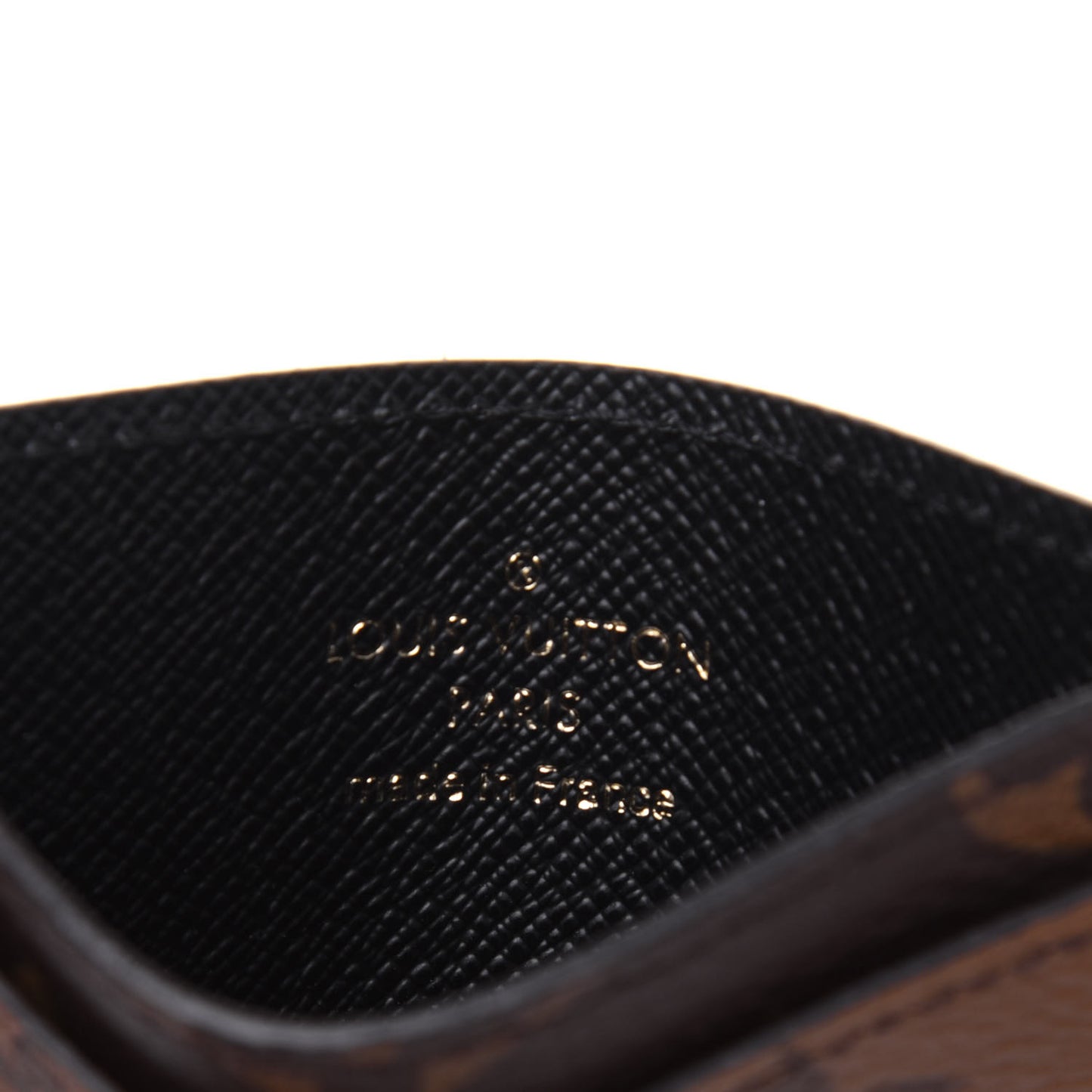 Reverse Monogram Card Holder