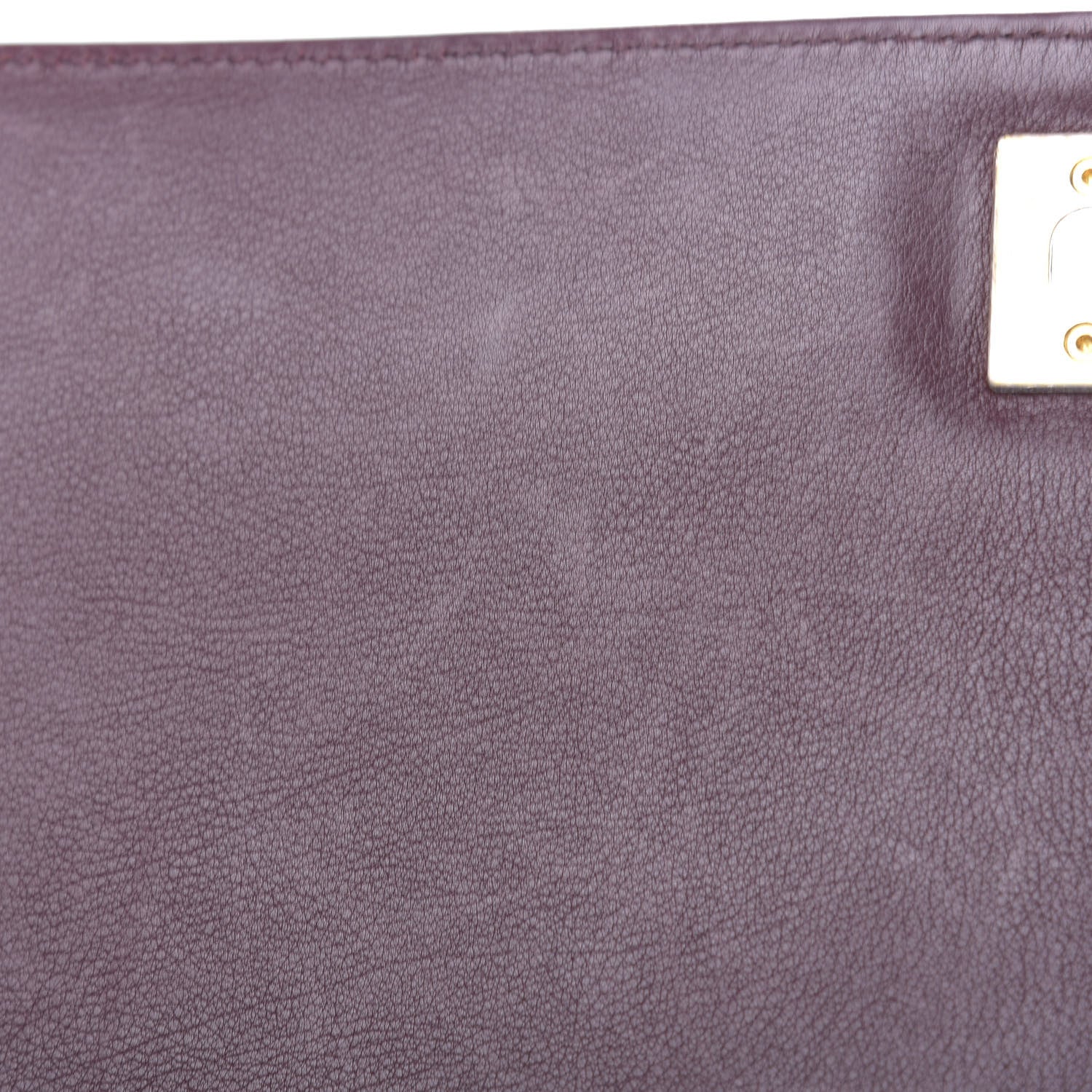 Chanel Calfskin Quilted Large Flap Bag Burgundy 11 of 12