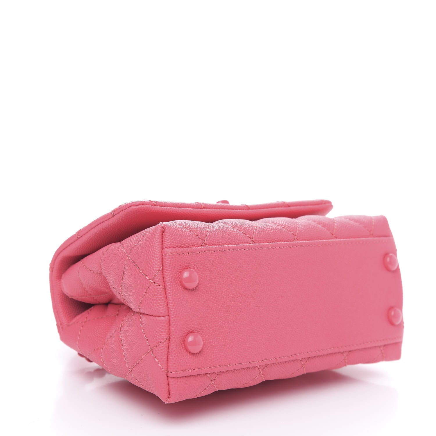Chanel Caviar Quilted Incognito Extra Mini Coco Handle Flap Pink 4 of 11