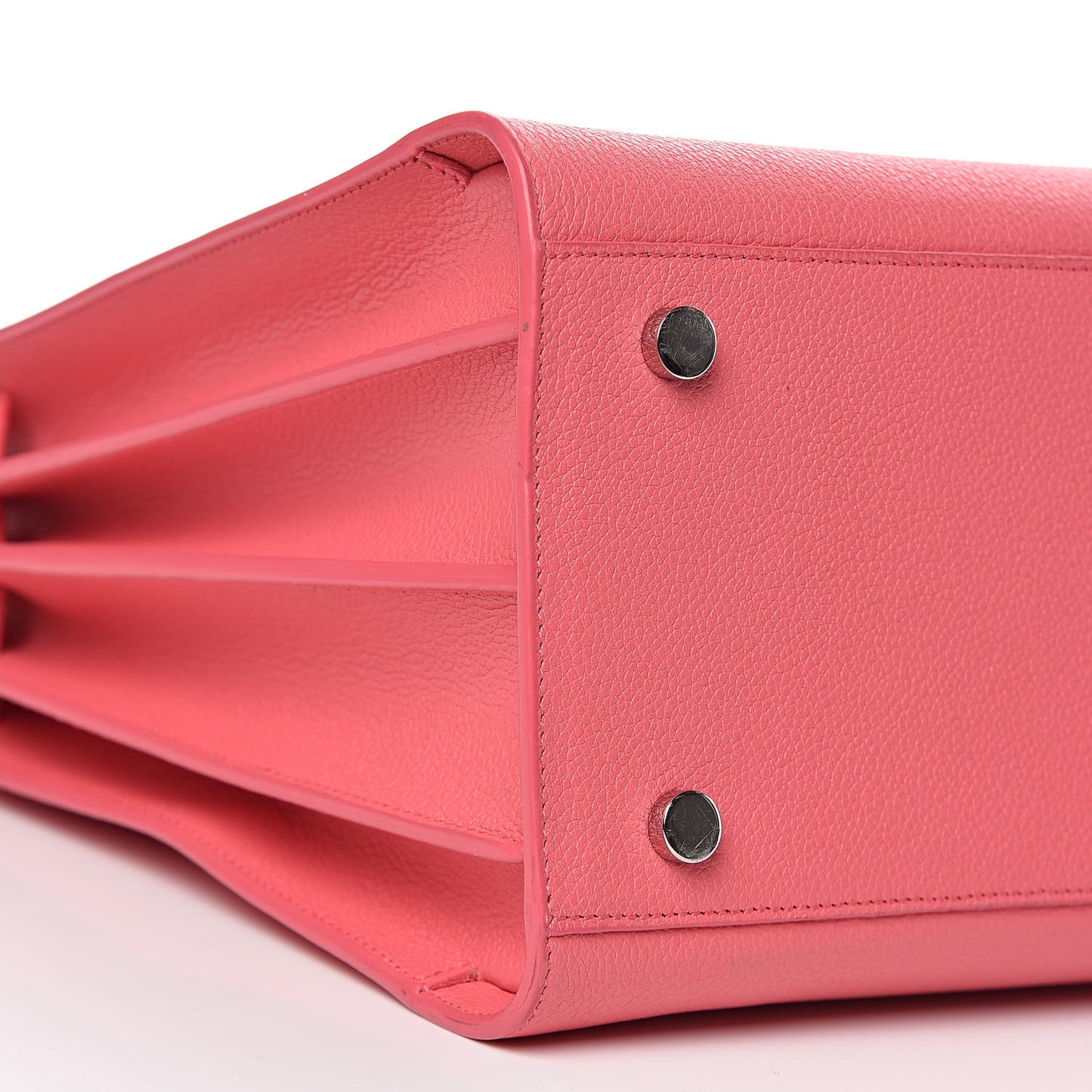 Grained Calfskin Small Sac De Jour Rose Clair