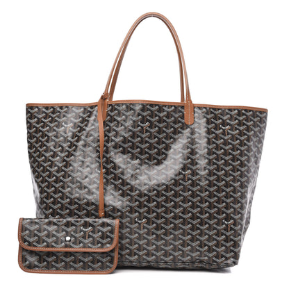 Goyard Goyardine Saint Louis GM Black Gold 1 of 10