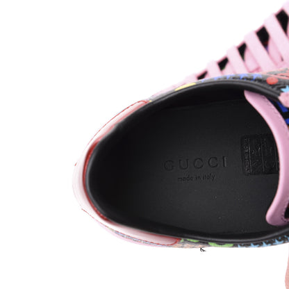 Gucci GG Supreme Monogram Psychedelic Womens Ace Sneakers 36 Black Multicolor Sugar Pink 8 of 11