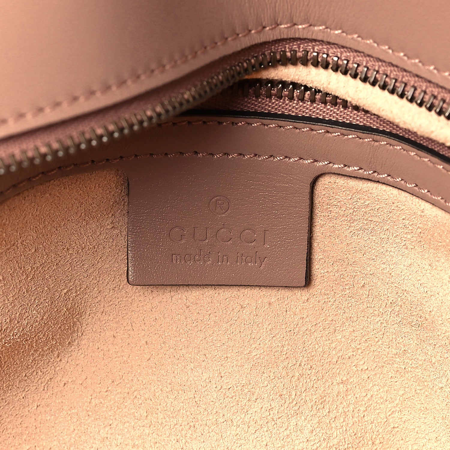 Gucci Calfskin Matelasse Medium GG Marmont Shoulder Bag Porcelain Rose 6 of 9