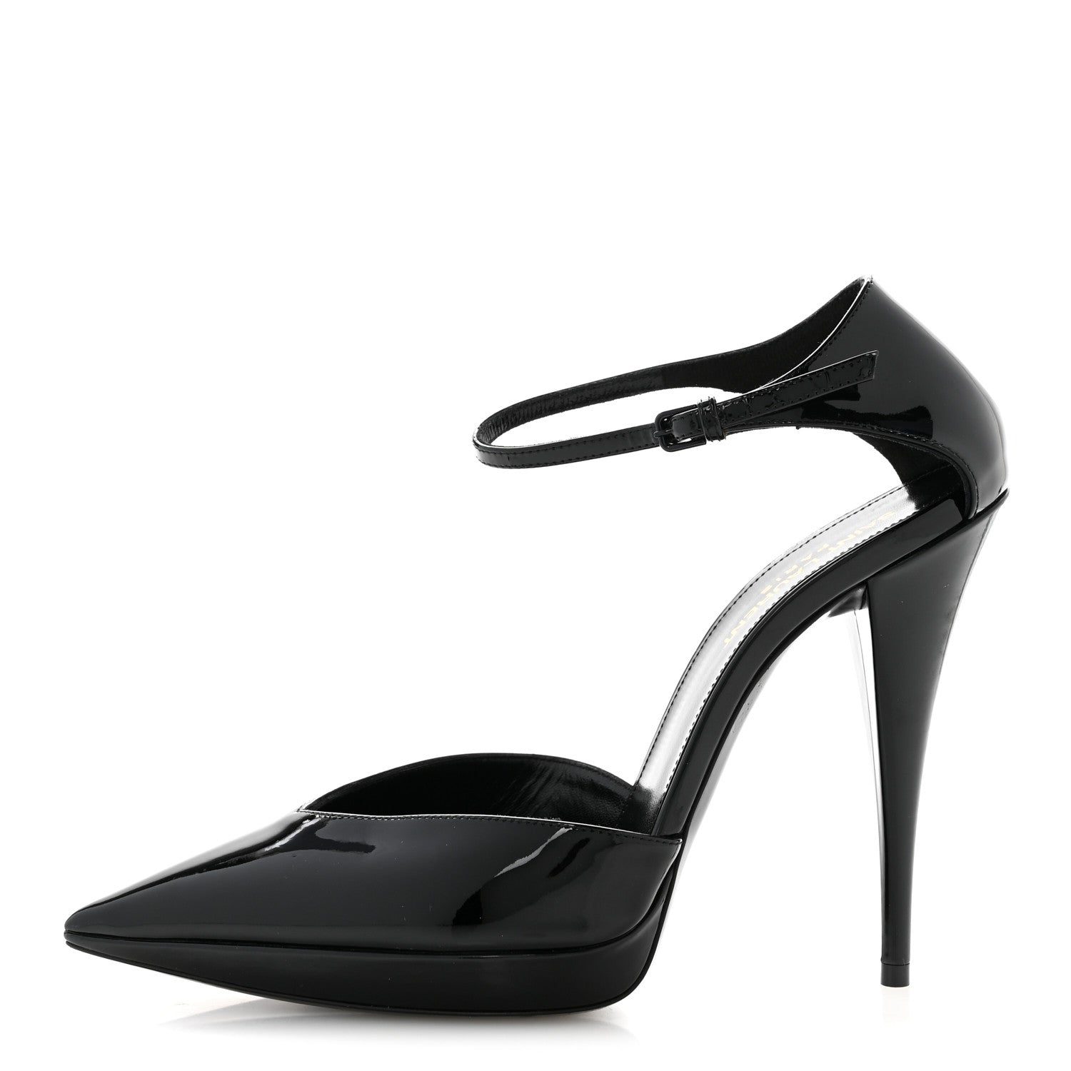 Saint Laurent Patent Zizi D'Orsay Pump 39 Black 1 of 10