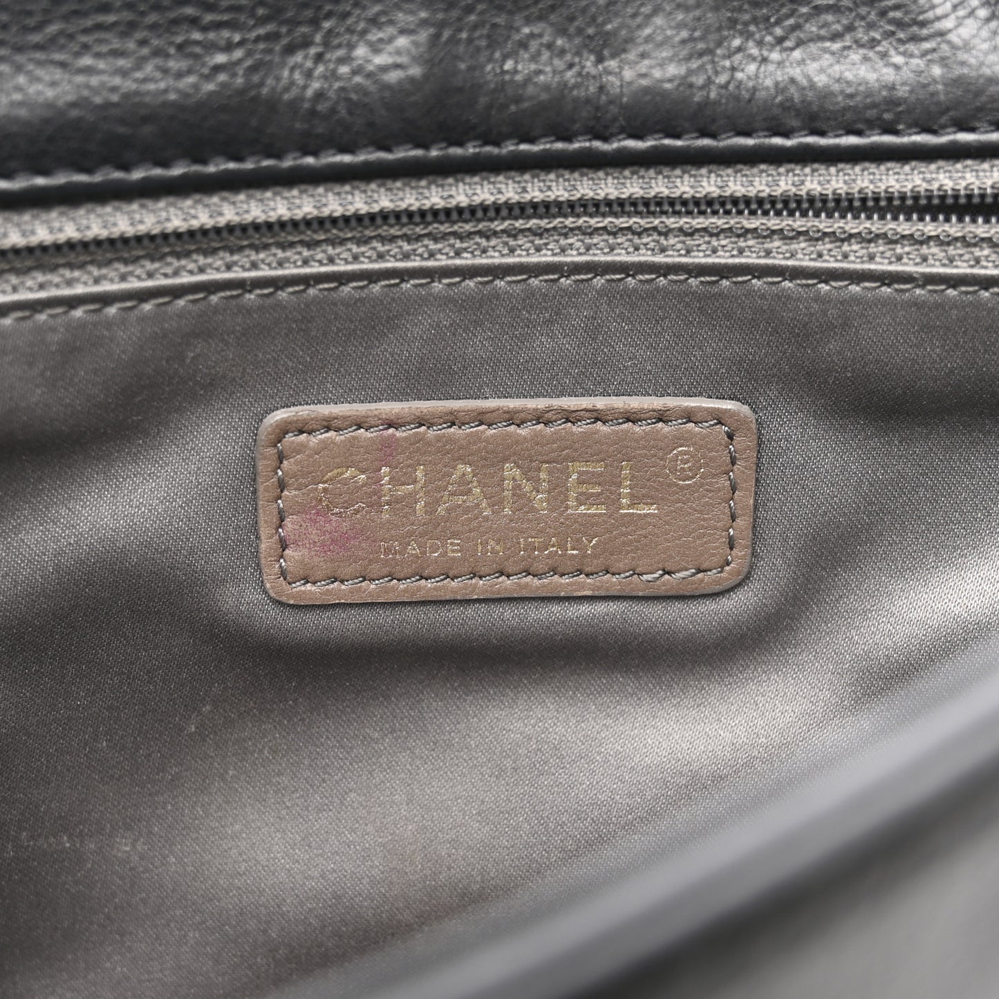 Calfskin Chain CC Byzance Flap Black
