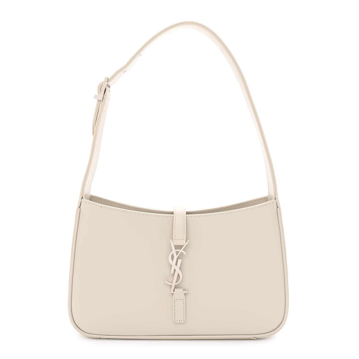 Saint Laurent Smooth Calfskin Le 5 A 7 Hobo Blanc Vintage 1 of 11