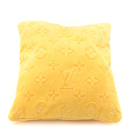 Louis Vuitton Cotton Beach Cushion Pillow Yellow 2 of 3