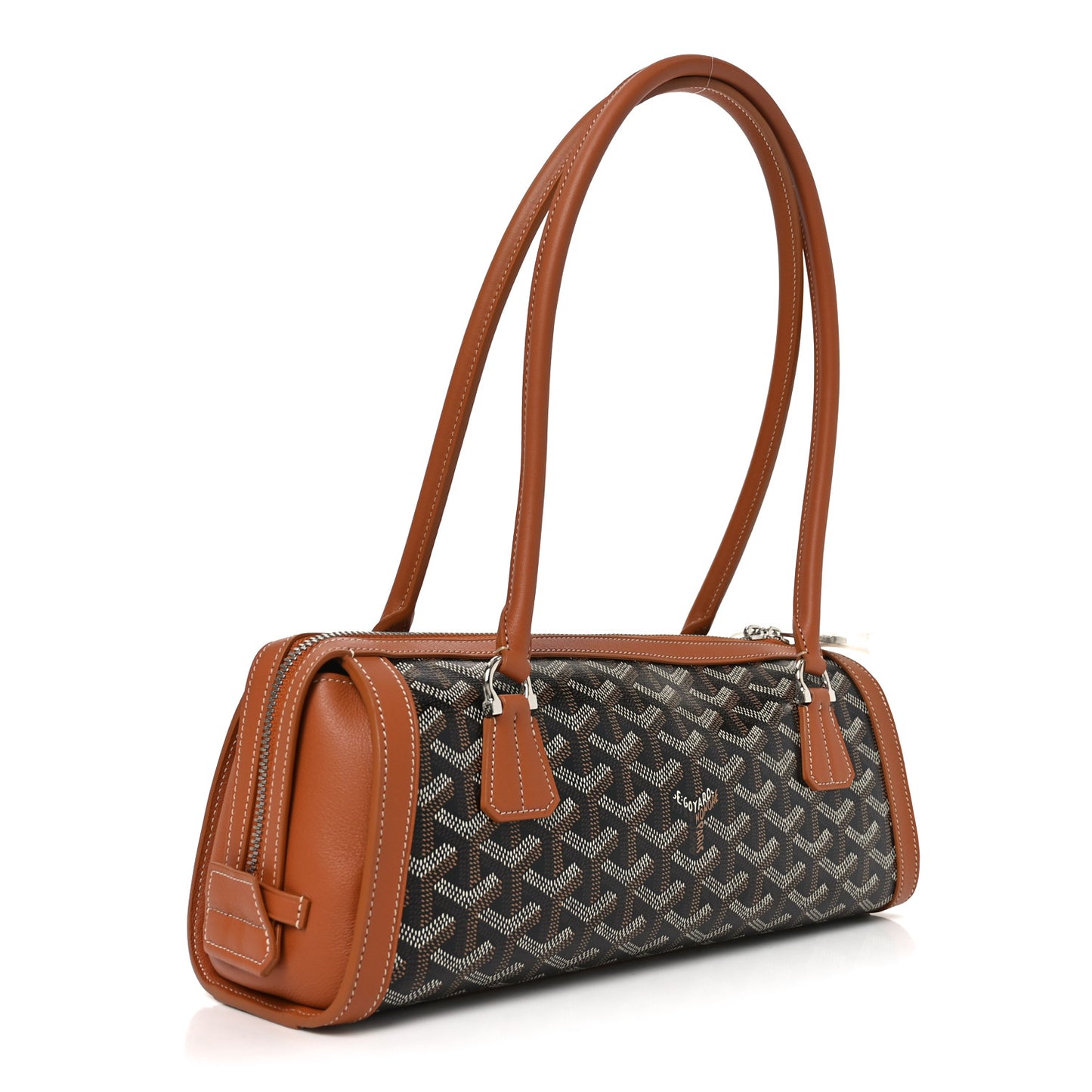 Goyardine Bonbonniere Bag Black Gold