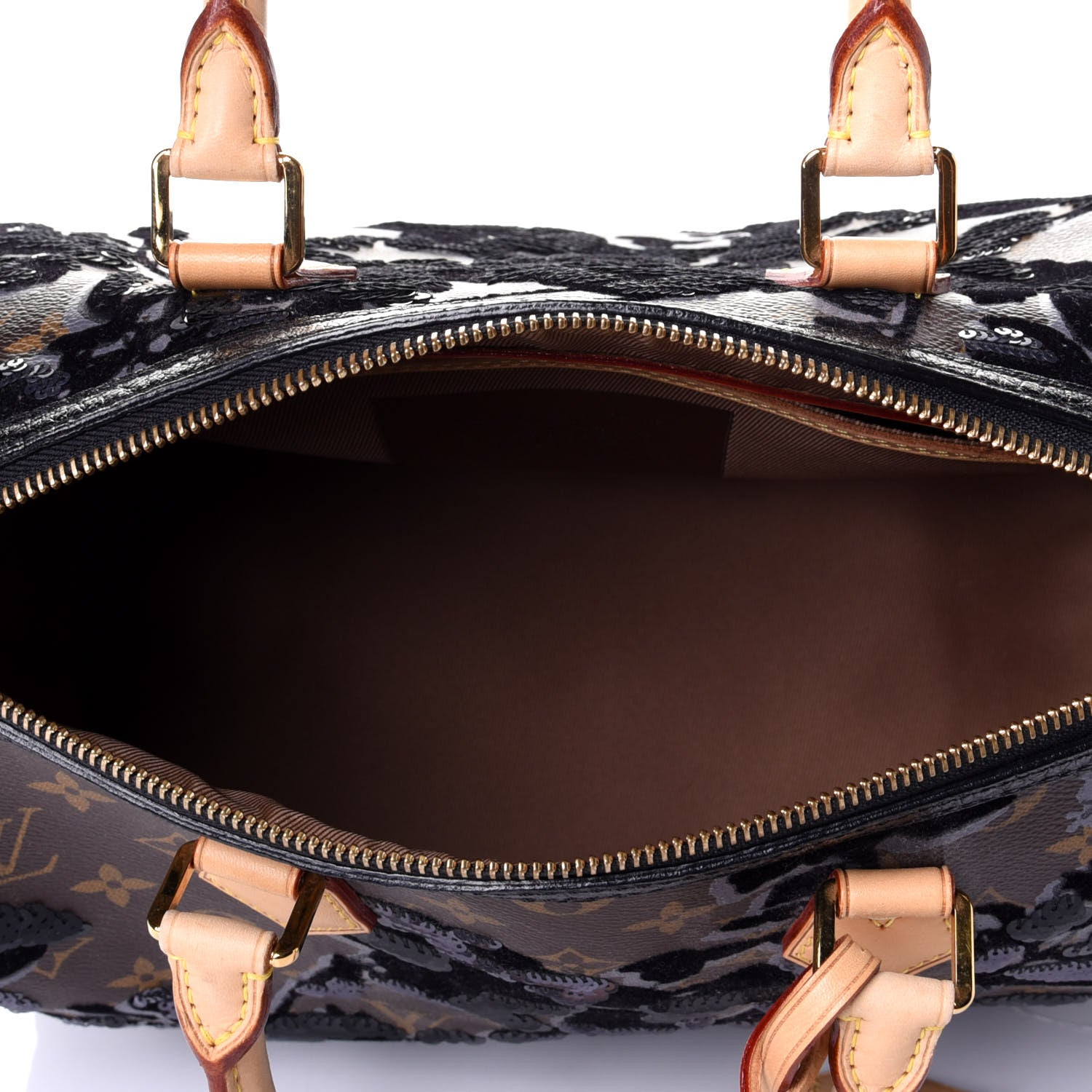 Louis Vuitton Monogram Fleur De Jais Sequins Speedy 30 5 of 10
