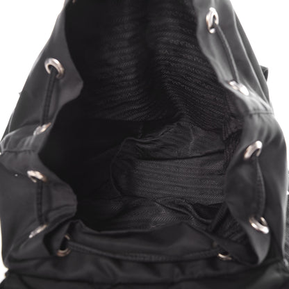 Prada Nylon Vela Medium Backpack Black 5 of 10