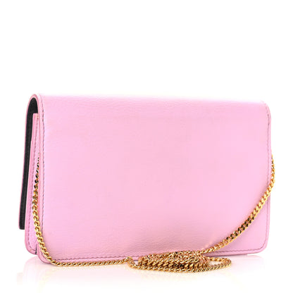 Fendi Vitello Flamingo Tube Wallet on Chain Lavanda 3 of 10
