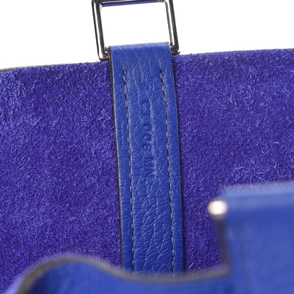 Hermes Taurillon Clemence Picotin Lock 22 MM Bleu Electrique 7 of 9