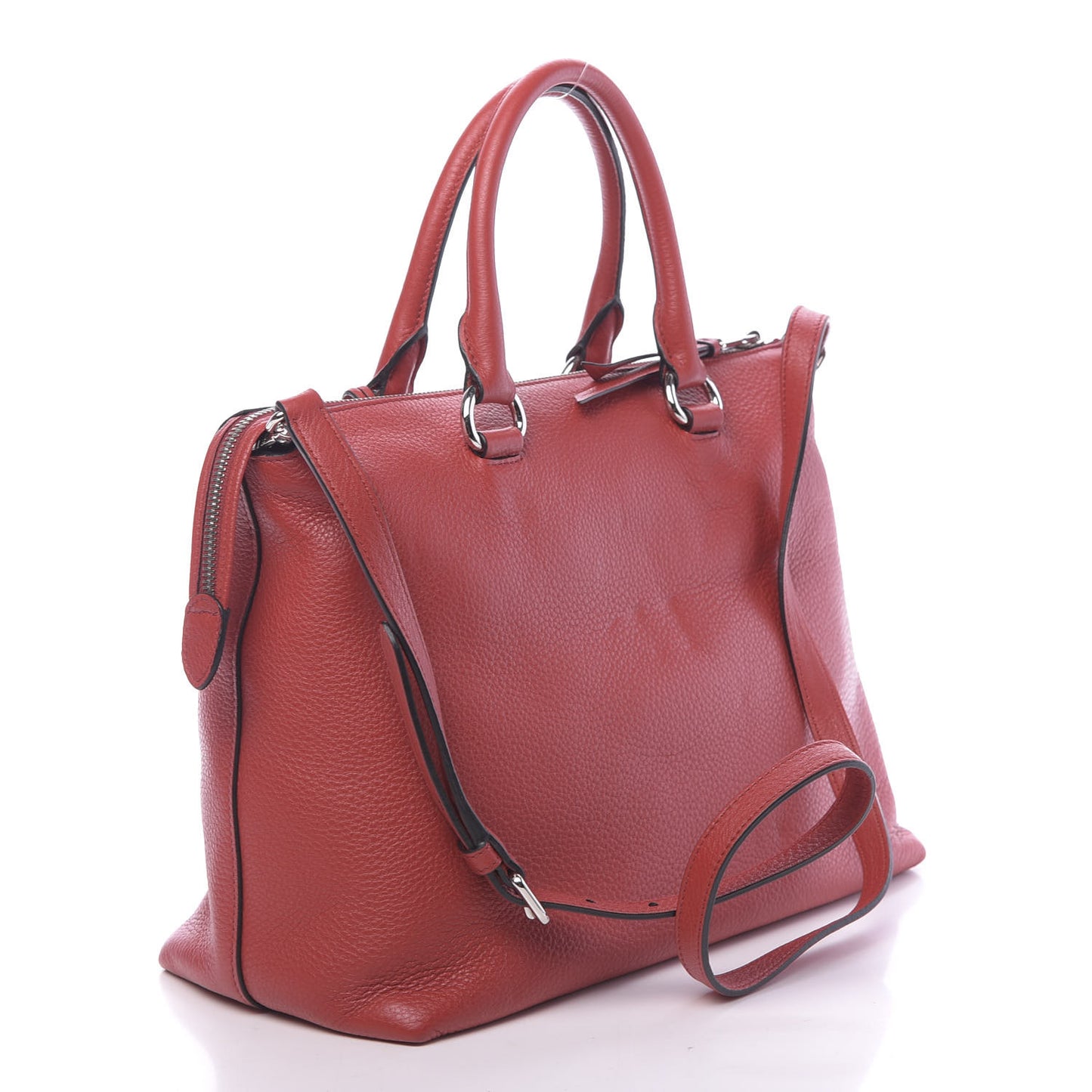 Vitello Daino Tote Rosso