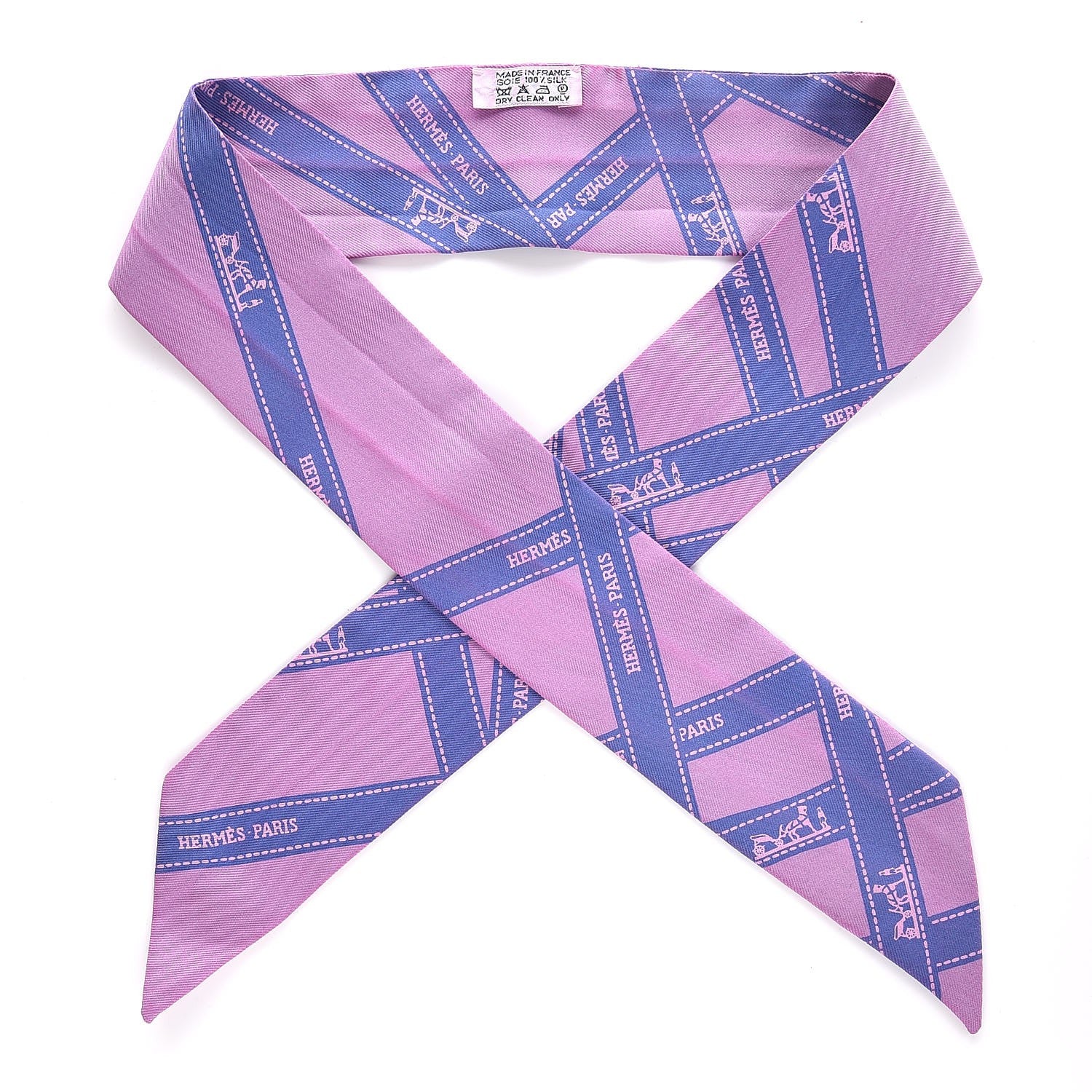 Hermes Silk Dip Dye Bolduc Twilly 1 of 3