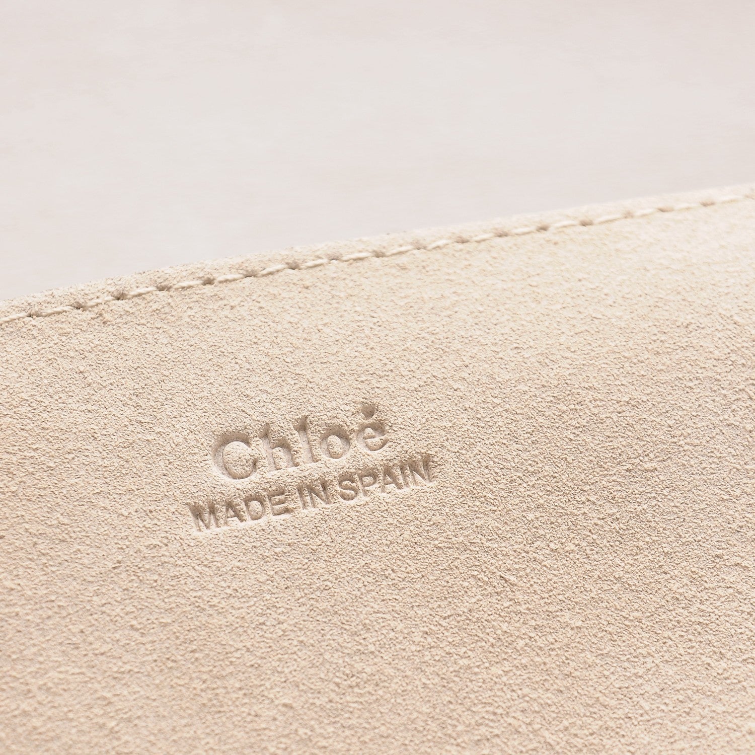 Chloe Suede Calfskin Small Faye Shoulder Bag Motty Grey 6 of 7