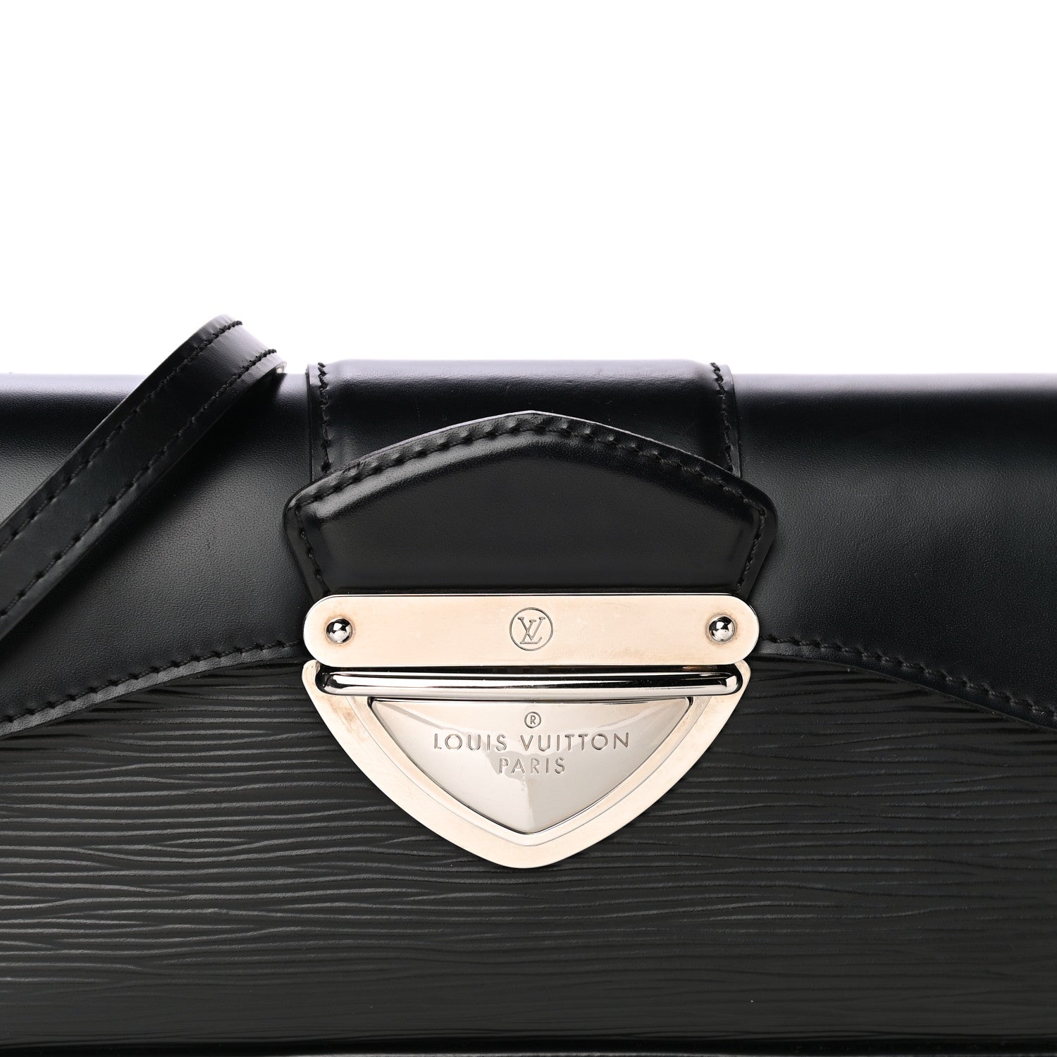 Louis Vuitton Epi Montaigne Clutch Black 9 of 11